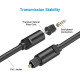 Кабель Vention Optical Fiber Audio Cable 1.5M Black (BAEBG)