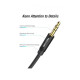 Кабель Vention 3.5mm Male to 90°Male Audio Cable 1.5M Black Metal Type (BAKBG-T)