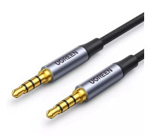 Аудіо кабель UGREEN 3.5mm 4-Pole M/M Audio Cable Alu Case 2m (UGR-20782)