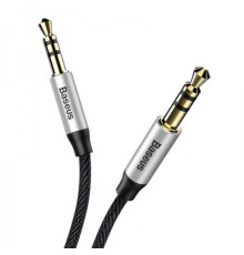 Аудiо-кабель Baseus Yiven Audio Cable M30 0.5M Silver+Black