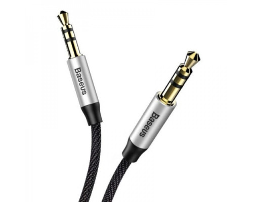 Аудiо-кабель Baseus Yiven Audio Cable M30 0.5M Silver+Black