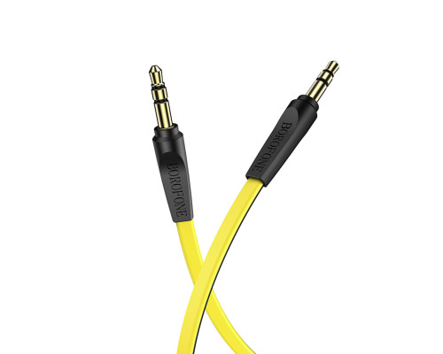 Аудiо-кабель BOROFONE BL6 AUX audio cable 2m Yellow