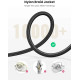 Аудіо кабель UGREEN AV112 3.5mm Male to 3.5mm Male Cable Gold Plated Metal Case with Braid 1m (Black)(UGR-50361)