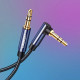 Аудіо кабель UGREEN 3.5mm Male to 3.5mm Male Cable Gold Plated Metal Case with Braid 1m (Blue Black) (UGR-60179)