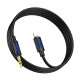 Аудіокабель BOROFONE BL20 True sound silicone digital audio conversion cable iP Black (6941991114397)