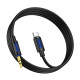 Аудіокабель BOROFONE BL20 True sound silicone digital audio conversion cable Type-C Black (6941991114410)