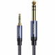 Аудіо-кабель Usams US-SJ539 3.5mm to 6.35mm Aluminum Alloy Audio Cable 1.2m Tarnish