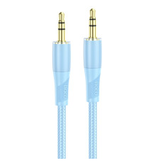 Аудiокабель HOCO UPA25 Transparent Discovery Edition AUX audio cable Blue