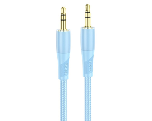 Аудiокабель HOCO UPA25 Transparent Discovery Edition AUX audio cable Blue