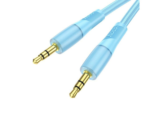 Аудiокабель HOCO UPA25 Transparent Discovery Edition AUX audio cable Blue