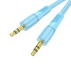 Аудiокабель HOCO UPA25 Transparent Discovery Edition AUX audio cable Blue