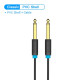 Кабель Vention 6.35mm TS Male to Male Audio Cable 2M Black (BAABH)