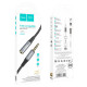 Аудiокабель HOCO UPA20 3.5 audio extension cable male to female (L=1M) Metal Gray (6931474762153)