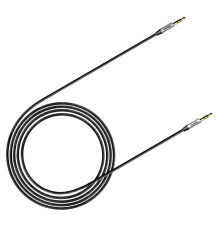 Аудiо-кабель Baseus Yiven Audio Cable M30 1.5M Silver+Black