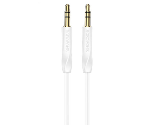 Аудiо-кабель BOROFONE BL16 Clear sound AUX audio cable White