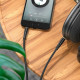 Аудiокабель HOCO UPA25 Transparent Discovery Edition AUX audio cable Black