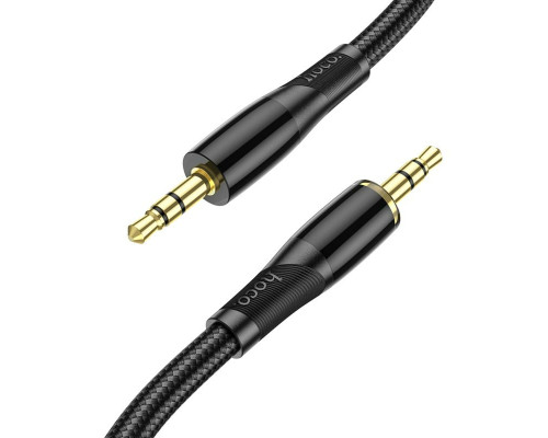 Аудiокабель HOCO UPA25 Transparent Discovery Edition AUX audio cable Black