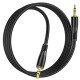 Аудiокабель HOCO UPA25 Transparent Discovery Edition AUX audio cable Black