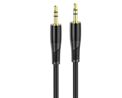Аудiокабель HOCO UPA25 Transparent Discovery Edition AUX audio cable Black