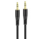 Аудiокабель HOCO UPA25 Transparent Discovery Edition AUX audio cable Black