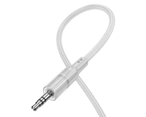 Аудiокабель HOCO UPA27 Spirit transparent digital audio conversion cable iP Black