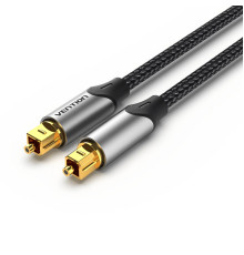 Кабель Vention Optical Fiber Audio Cable Aluminum Alloy Type 1.5M Gray (BAVHG)