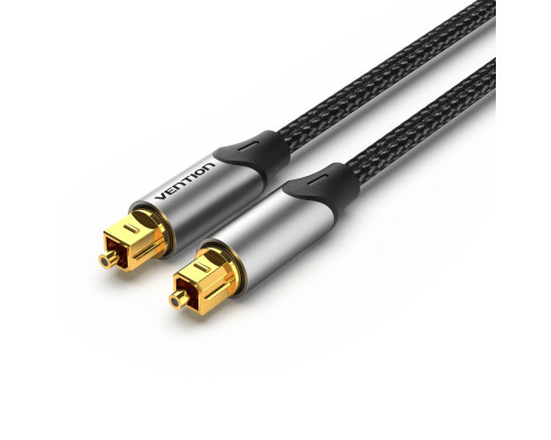 Кабель Vention Optical Fiber Audio Cable Aluminum Alloy Type 1.5M Gray (BAVHG)