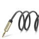 Аудіо кабель UGREEN 3.5mm TRS to Dual 6.35mm TS Audio Cable 1m (Gray) (UGR-10613)