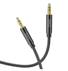 Аудiокабель HOCO UPA19 AUX audio cable (L=2M) Black (6931474759894)