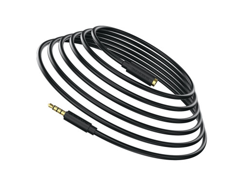 Аудiо-кабель BOROFONE BL12 3.5 audio extension cable male to female 2m Black