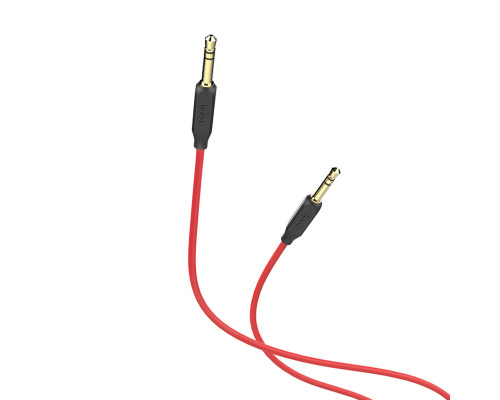 Аудiокабель HOCO UPA11 AUX audio cable Red