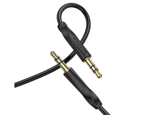 Аудiо-кабель BOROFONE BL16 Clear sound AUX audio cable Black