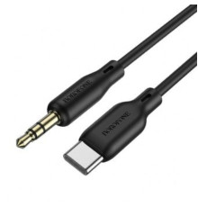 Аудiо-кабель BOROFONE BL18 Type-C silicone digital audio conversion cable Black