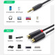 Аудіо кабель UGREEN AV109 3.5mm Male to 2RCA Female Cable 25cm (Gray)(UGR-10547)