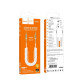 Аудiокабель HOCO UPA31 Cindy spring audio cable AUX White (6942007631242)
