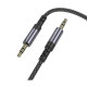 Аудіокабель BOROFONE BL24 Graceful audio cable AUX Metal Grey (6941991118968)