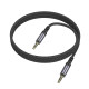 Аудіокабель BOROFONE BL24 Graceful audio cable AUX Metal Grey (6941991118968)