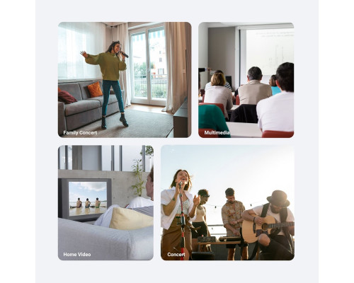 Аудіокабель UGREEN AV116 3.5mm Male to 2RCA Male Cable 1m Black (UGR-10749)