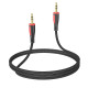 Аудiо-кабель BOROFONE BL14 AUX audio cable(L=1M) Black