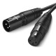 Аудіо кабель UGREEN AV130 Cannon Male to Female Microphone Extension Audio Cable 3m (Black)(UGR-20711)