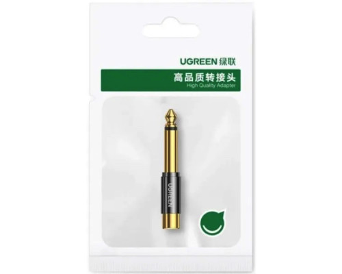 Перехідник UGREEN AV169 6.35mm Male to RCA Female Adapter(UGR-80731)