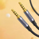 Аудіо кабель UGREEN 3.5mm 4-Pole M/M Audio Cable Alu Case 1m (UGR-10648)