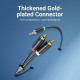 Аудіокабель Vention 3.5MM Male to 2-Male RCA Adapter Cable 0.5M Black (BCLBD)
