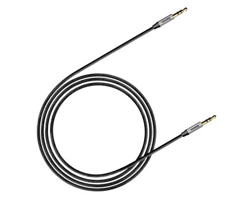 Аудiо-кабель Baseus Yiven Audio Cable M30 1M Silver+Black