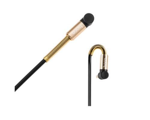 Аудiокабель HOCO UPA02 AUX Spring Audio cable Black