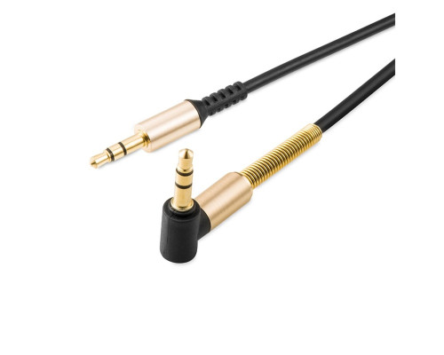 Аудiокабель HOCO UPA02 AUX Spring Audio cable Black