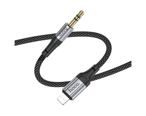 Аудiокабель HOCO UPA26 Fresh digital audio conversion cable iP Black