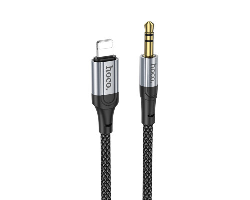 Аудiокабель HOCO UPA26 Fresh digital audio conversion cable iP Black