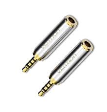Адаптер Vention 2.5mm Male to 3.5mm Female Audio Adapter Silvery Metal Type (VAB-S02)