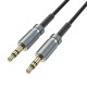 Аудiокабель HOCO UPA31 Cindy spring audio cable AUX Black (6942007631235)